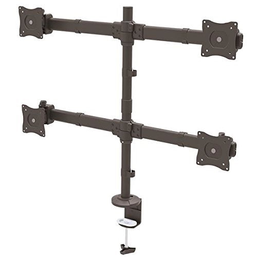 Desk Mount Quad Monitor Arm - Steel Desk Mount Quad Monitor Arm - Steel